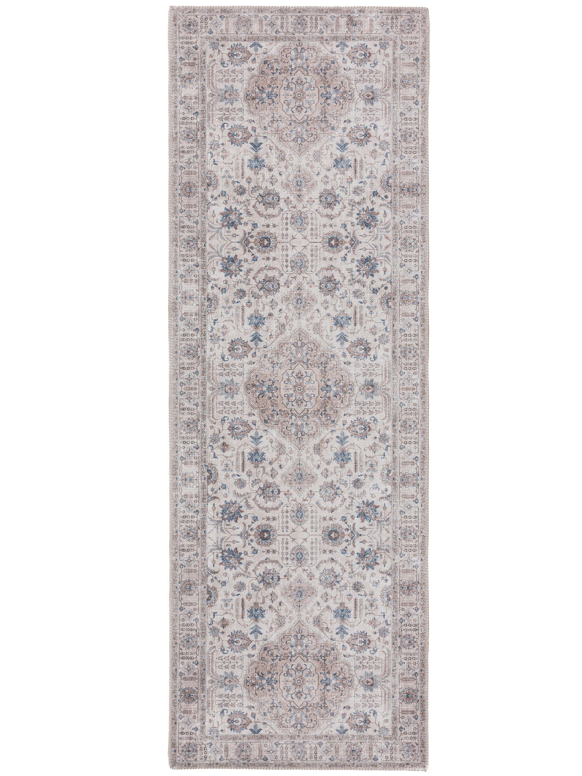 Läufer Laury, benuta, rechteckig, Höhe: 5 mm, Kunstfaser, Berber, Ethno-Style, Wohnzimmer