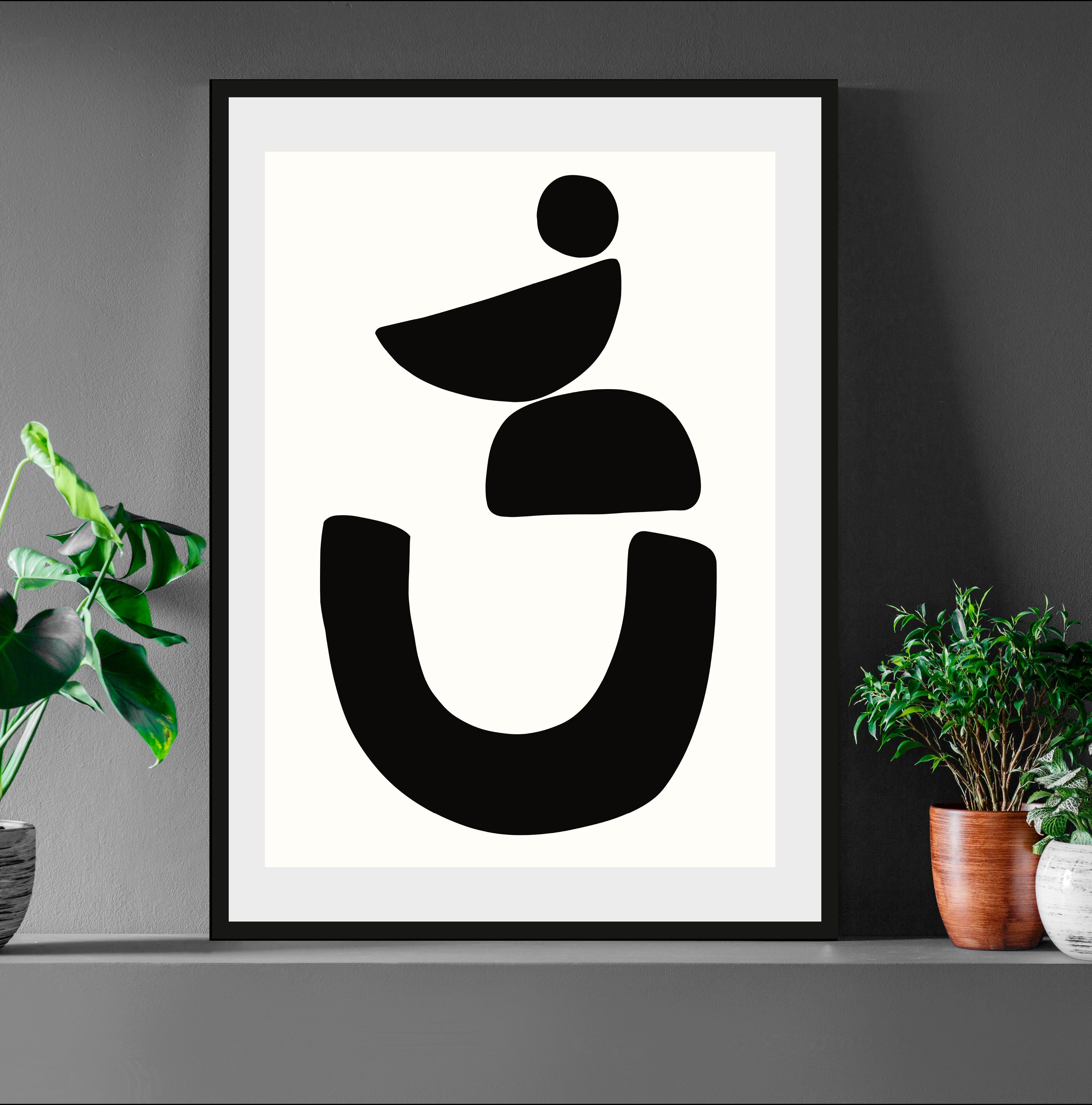 LeGer Abstrakt St) Bild Lena Beautiful by Gercke is (1 Home Black II,