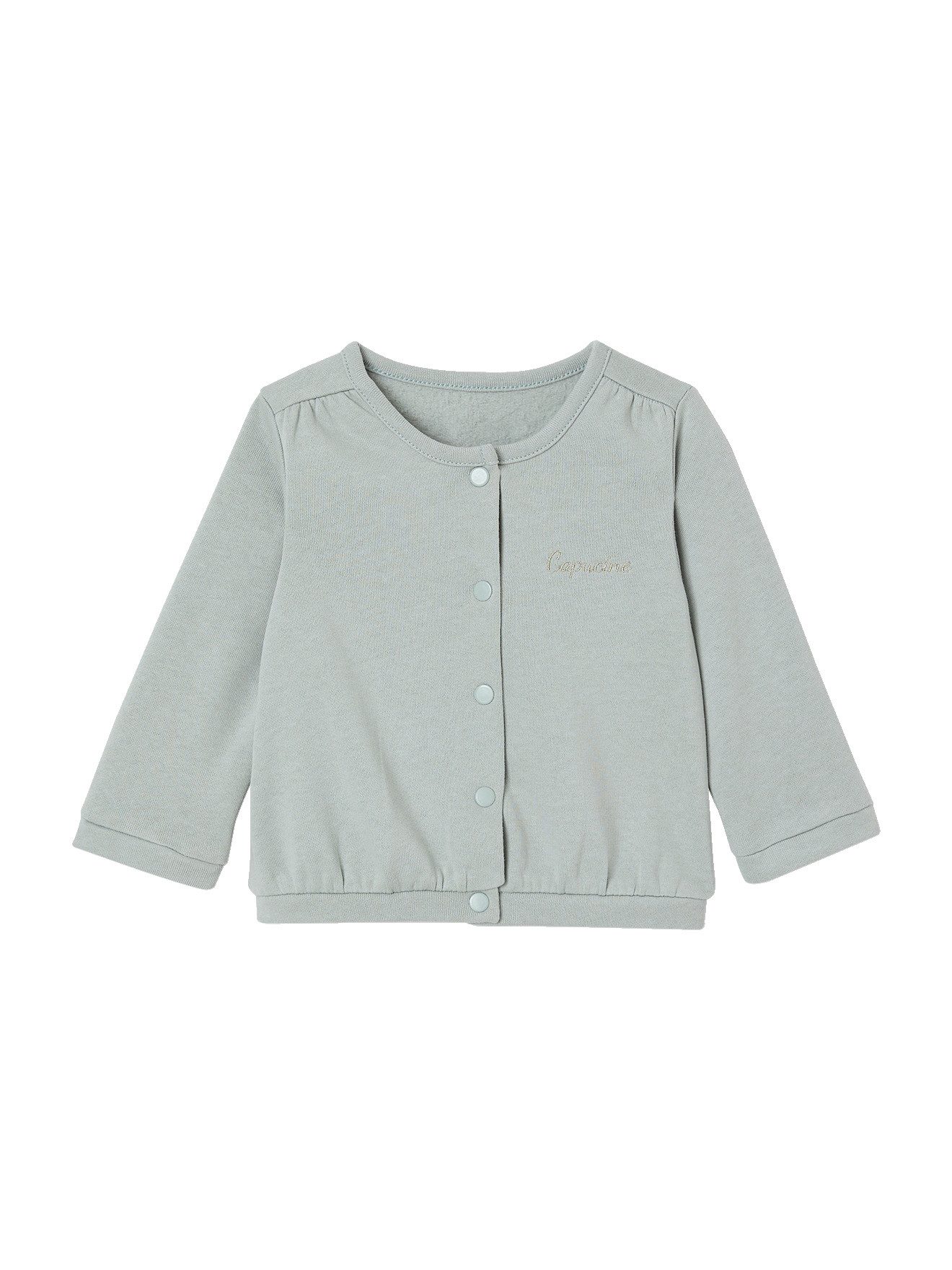 vertbaudet A-Linien-Kleid Mädchen Baby-Set: Kleid, Strickjacke & Haarband