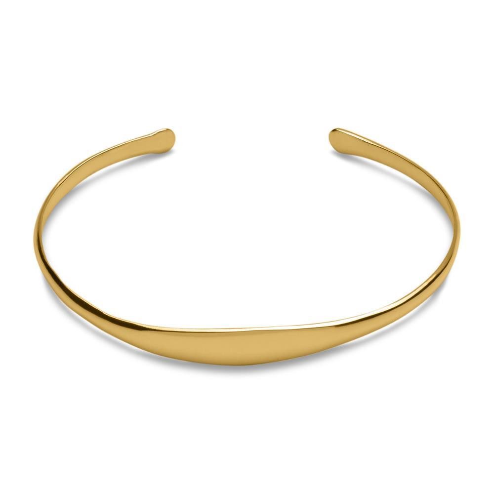Unique Armband Asymmetrischer Armreif 925er Silber gold SB0223