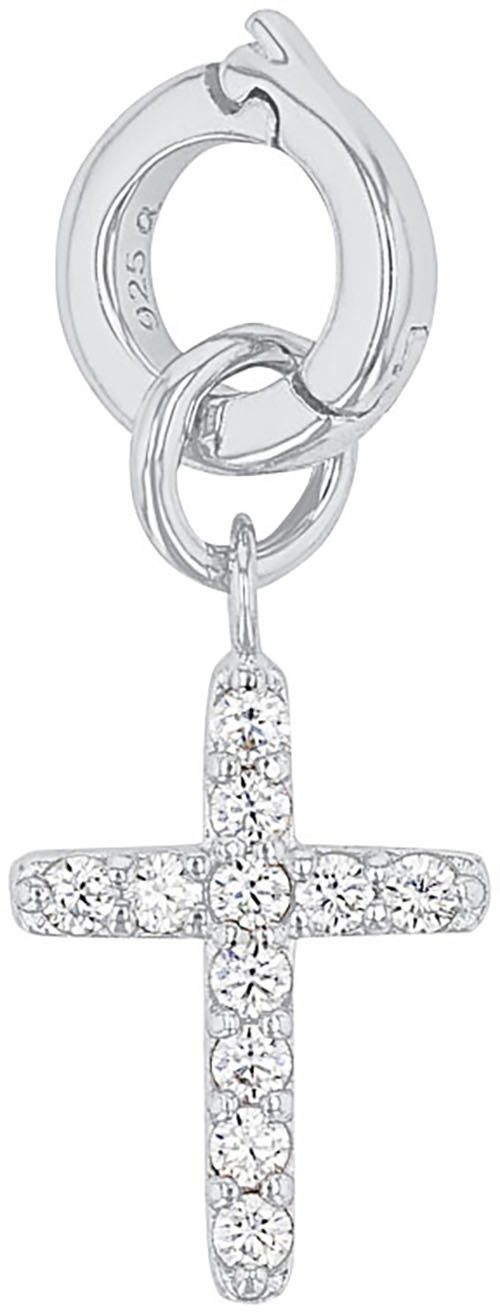 Amor Charm Kreuz, mit Zirkonia (synth)