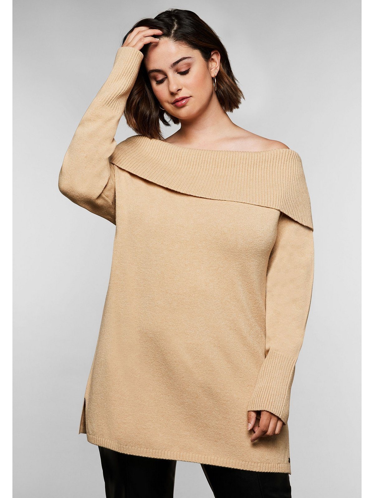 Rundhalspullover Große Größen