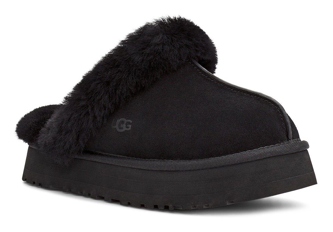 UGG W DISQUETTE Hausschuh Homeslippers, Hausschuh, Clog mit angesagtem Plateau