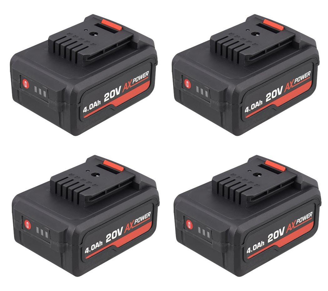 Ferm Ferm -Ax Power Battery 20 Volt, 4.0 Ah/Aufladbarer Akku – CDA115 Akku  4 mAh