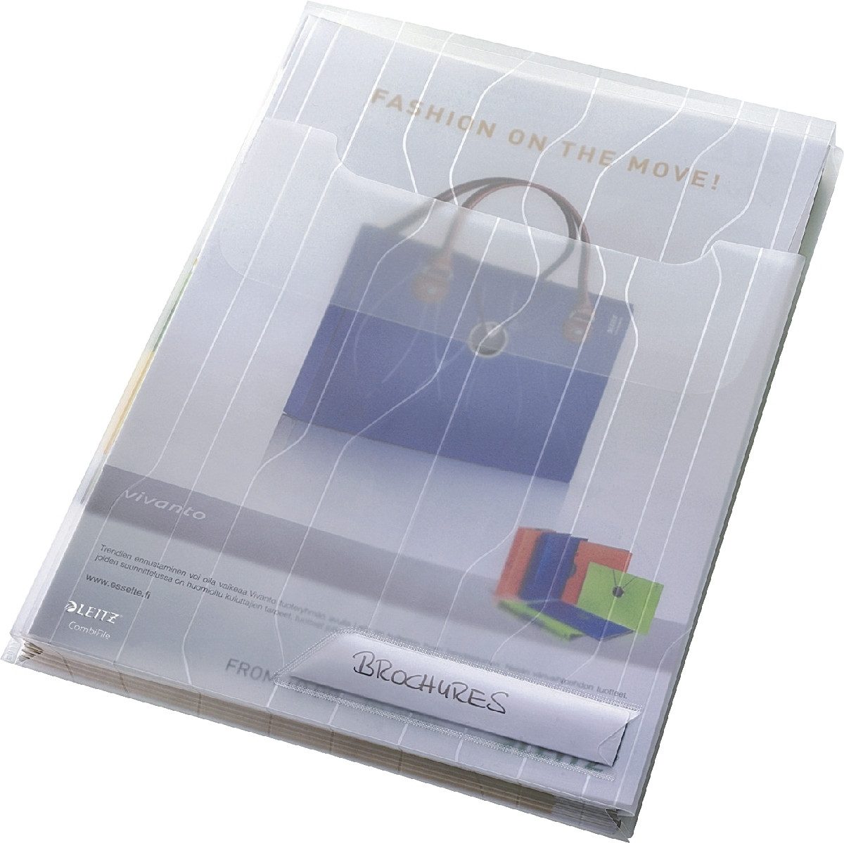 Prospekthülle Sicht- und Prospekthüllen CombiFile A4 PP transparent VE=3 Stück