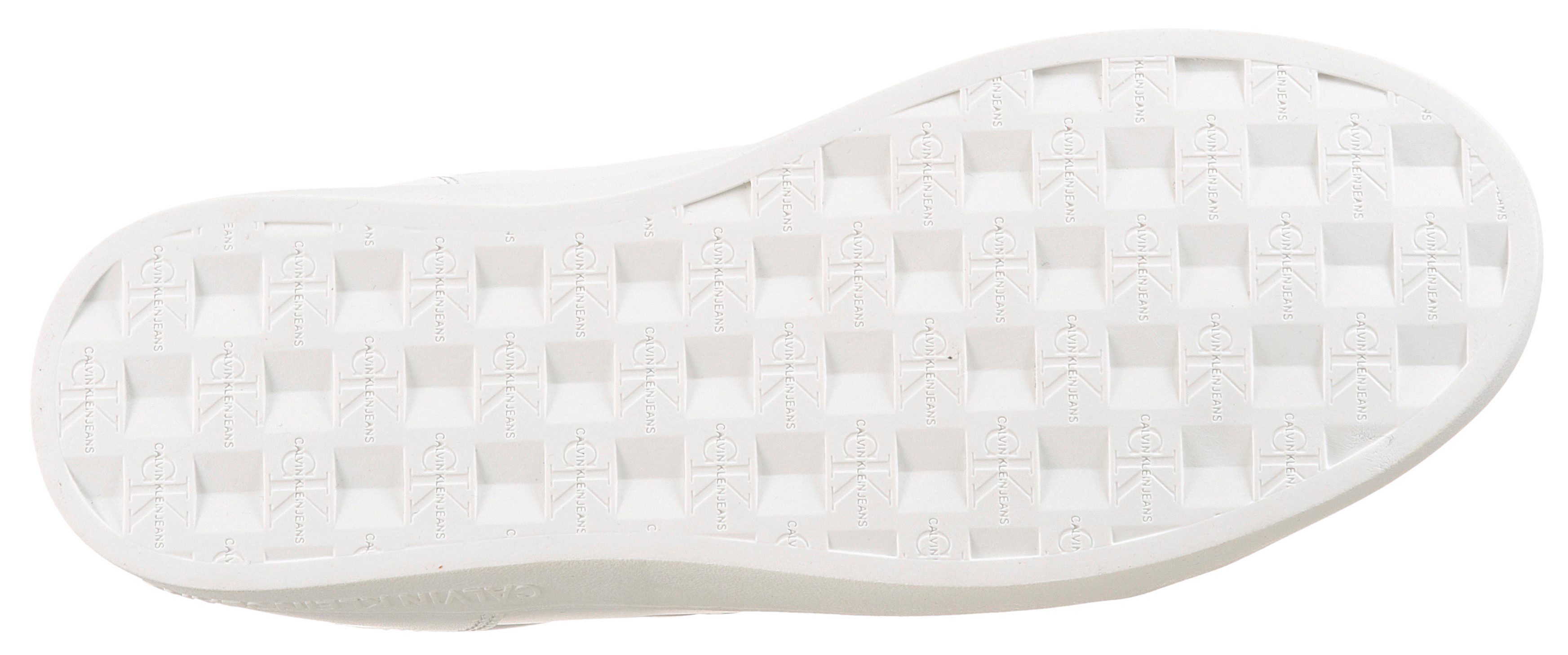 Calvin Klein Jeans CLASSIC CUPSOLE MONO LTH Sneaker Freizeitsneaker, Halbschuh, Schnürschuh in klassischer Optik