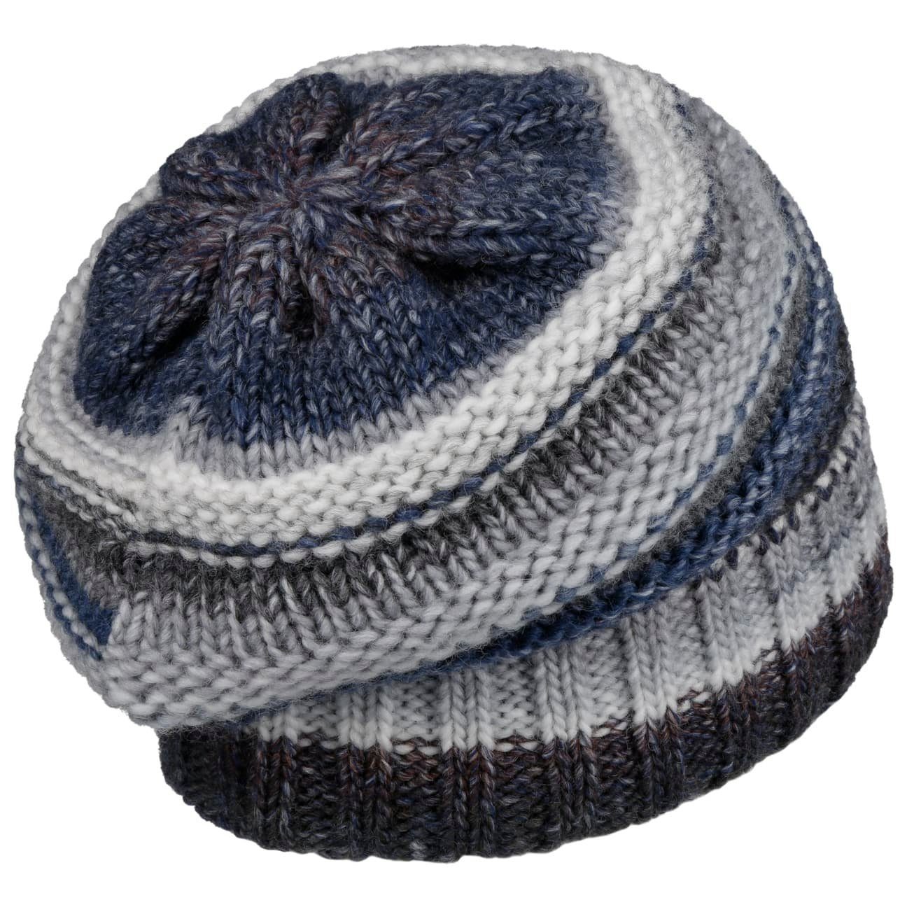 Strickmütze Lierys Germany in mit dunkelblau Futter, Beanie Made (1-St)