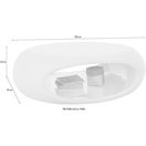 SalesFever Couchtisch Coffeetable im minimalistischen Stil, komplett aus hochwertigem Fiberglas