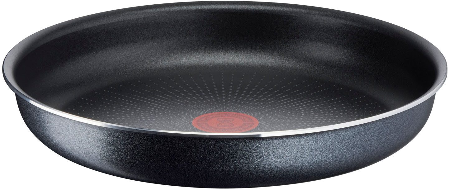 Tefal Pfannen-Set Ingenio XL Force, Pfannenset abnehmbarer Griff, Antihaftversiegelung, Aluminium (Set, 3-tlg., 2x Pfannen Ø 24/28 cm, 1x abnehmbarer Griff, Made in France), stapelbar, einfache Reinigung, NICHT induktionsgeeignet, L15891