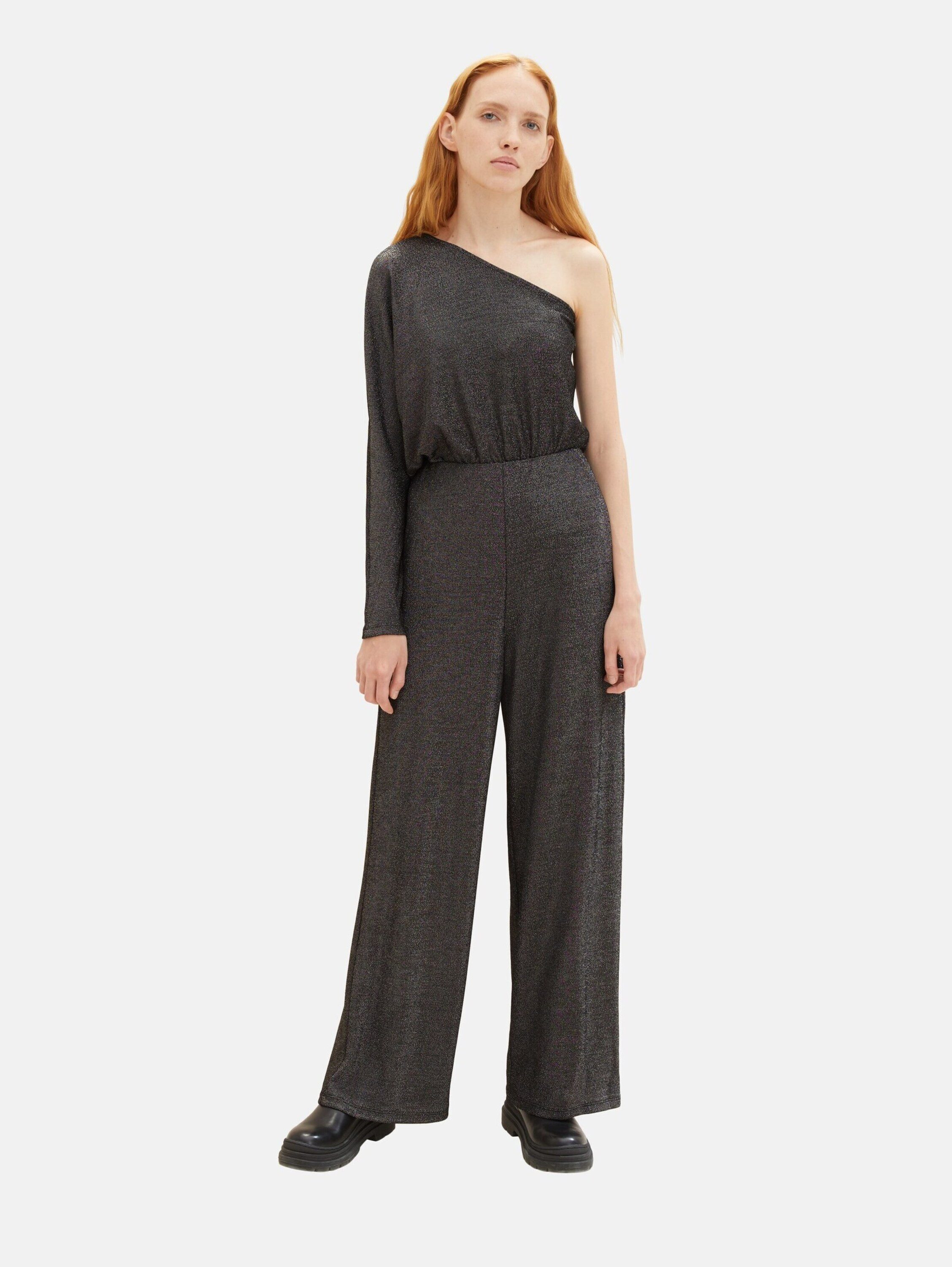 TOM TAILOR Denim Jumpsuit (1-tlg) Drapiert/gerafft