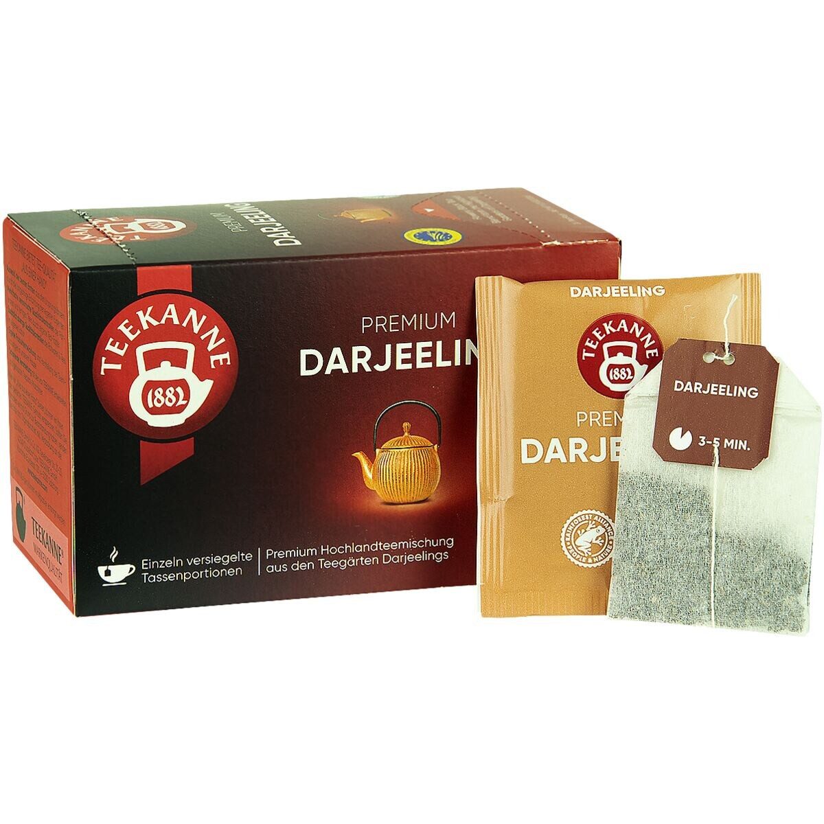 TEEKANNE Tee Darjeeling, 20 Beutel, Schwarzteemischung