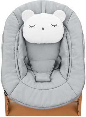 Hauck Hochstuhl Alpha Newborn Set, Nature Grey, mit Newborn Aufsatz; FSC® - schützt Wald - weltweit