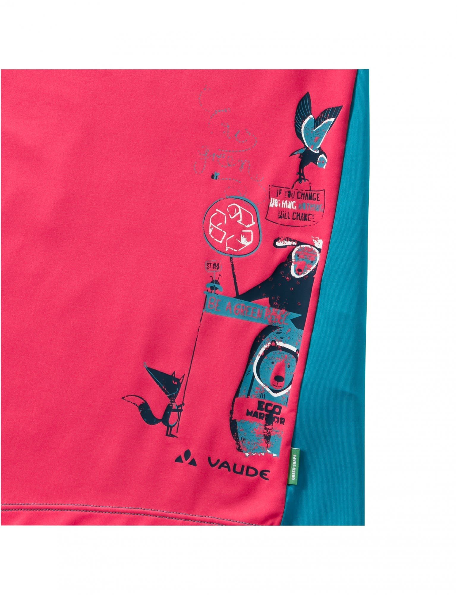 Kids VAUDE Pink Langarmshirt Long-sleeve - T-shirt Ii Kinder Vaude Solaro Arctic Bright