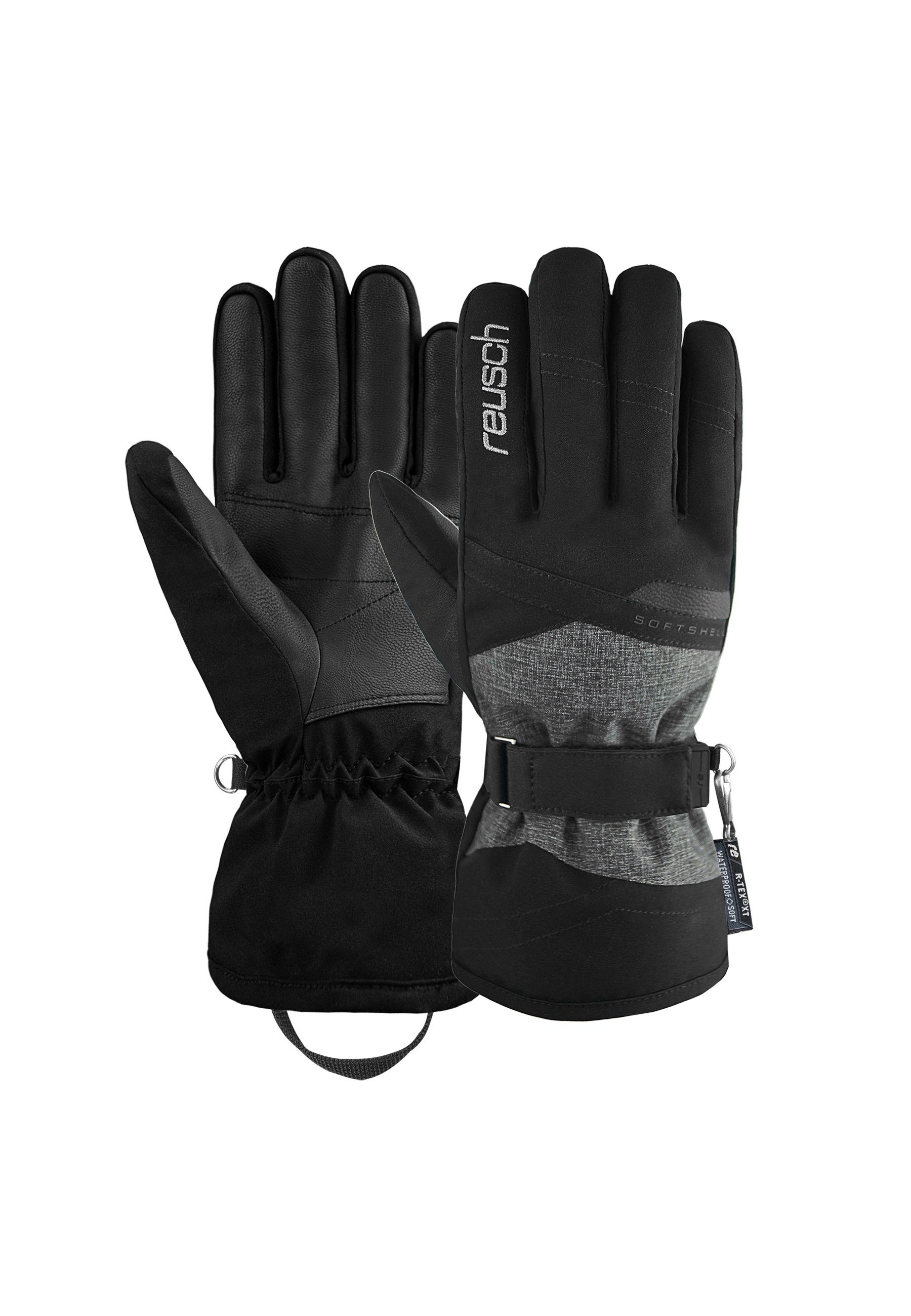 Reusch Skihandschuhe Hellen R-TEX XT mit PRIMALOFT-Isolation schwarz-grau | Handschuhe