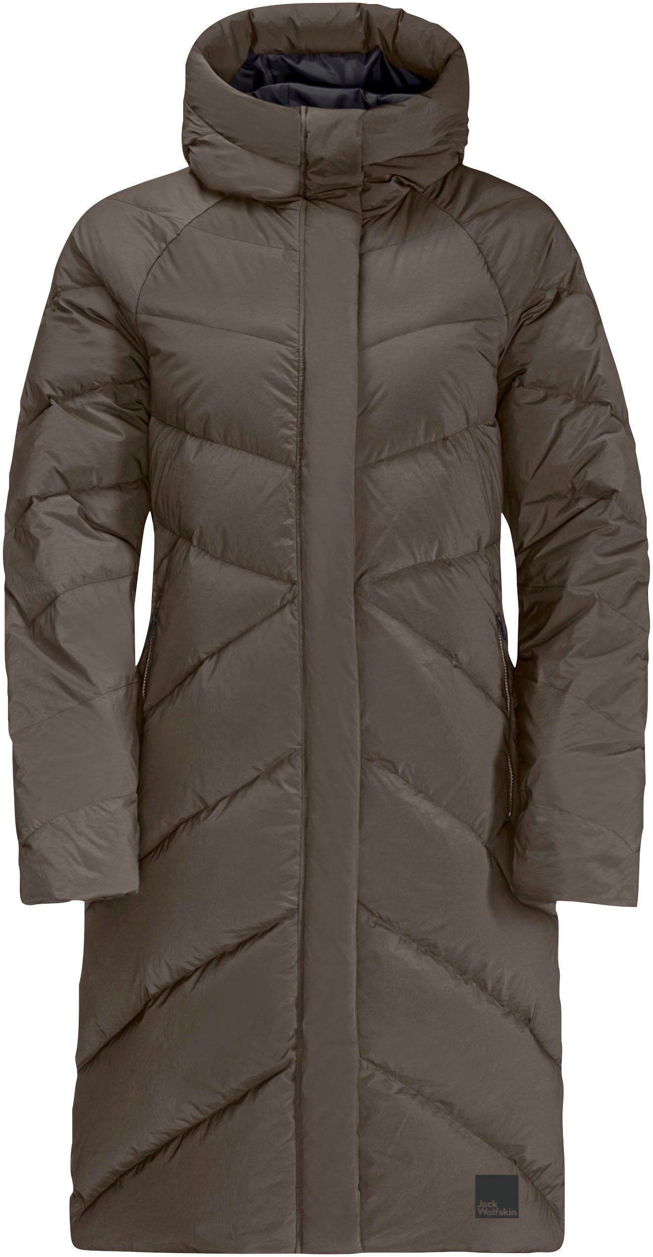 coffee COAT W Kapuze Funktionsmantel MARIENPLATZ cold Jack Wolfskin mit