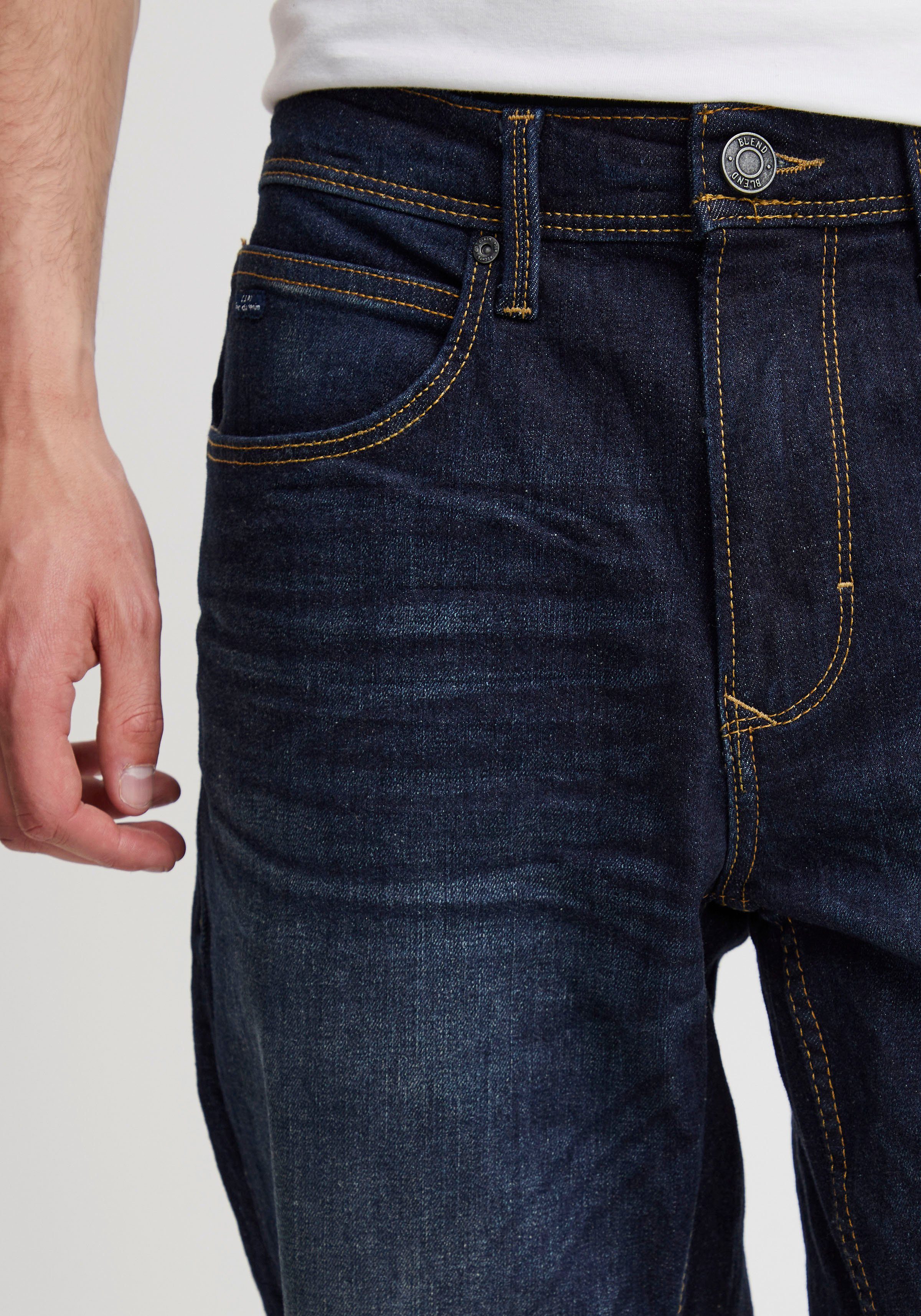 Blend Regular-fit-Jeans BL-Rock fit Baumwollmischung mit Elasthan, Regular Fit, elastisches Denim – Bild 5 von 5