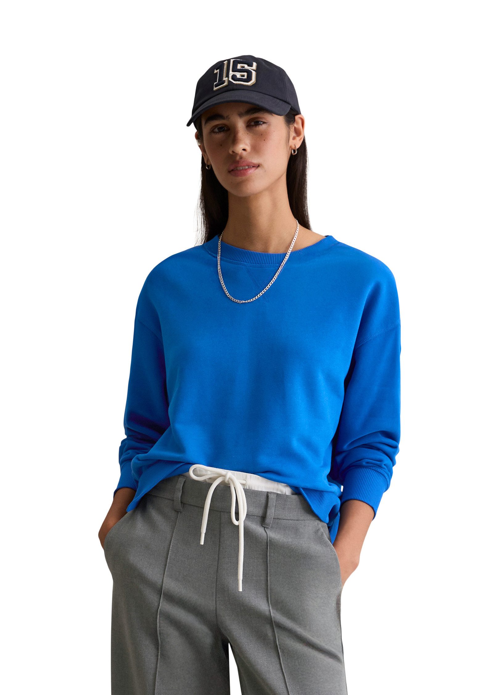 Marc O'Polo DENIM Sweatshirt aus Organic Cotton-Mix