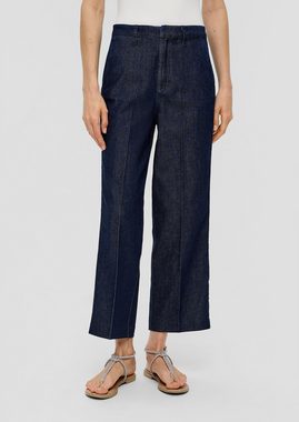 s.Oliver BLACK LABEL 7/8-Jeans Crop-Jeans/Relaxed Fit/High Rise/Wide Leg