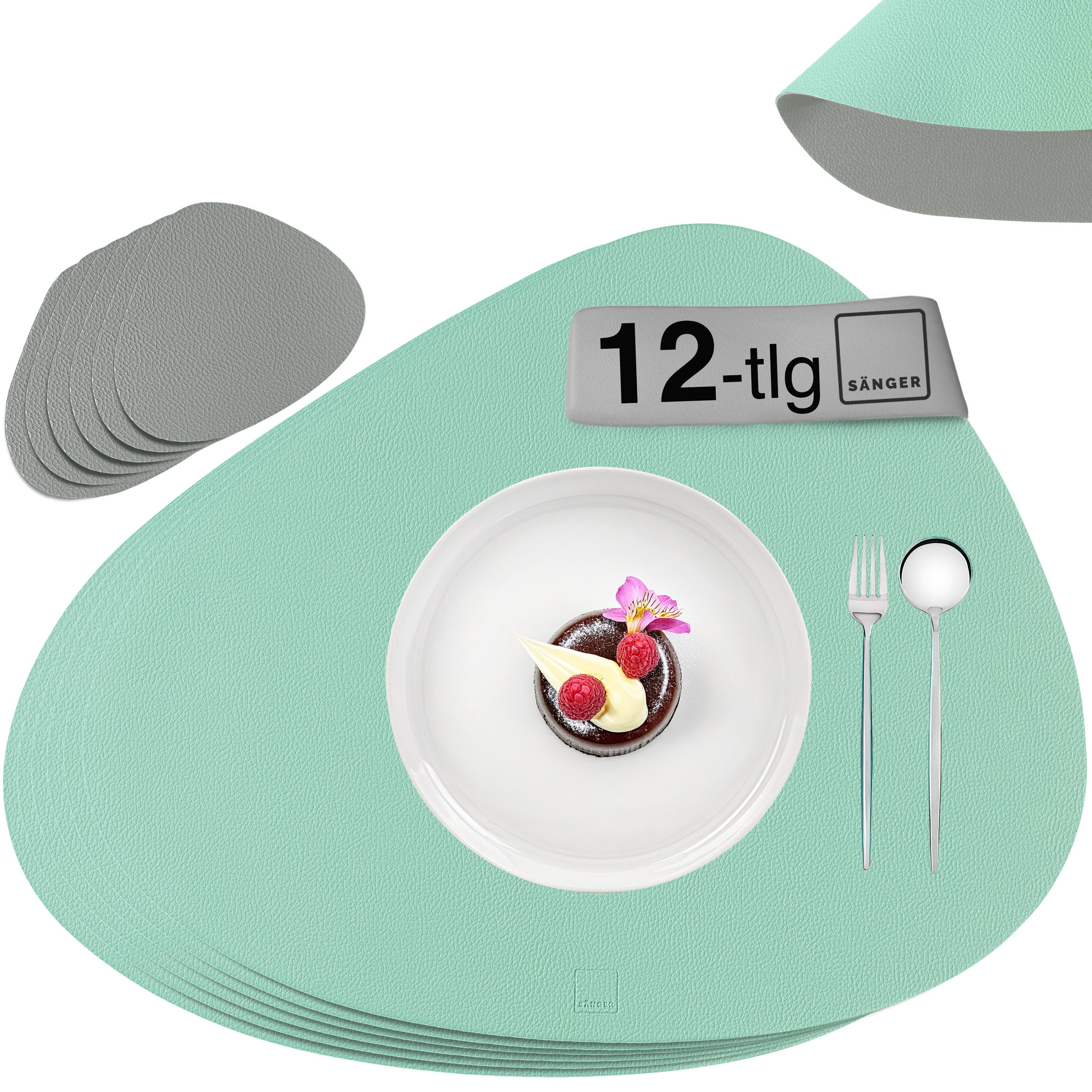 SÄNGER Platzset aus Kunstleder, (Set, 12-St., günstig online kaufen