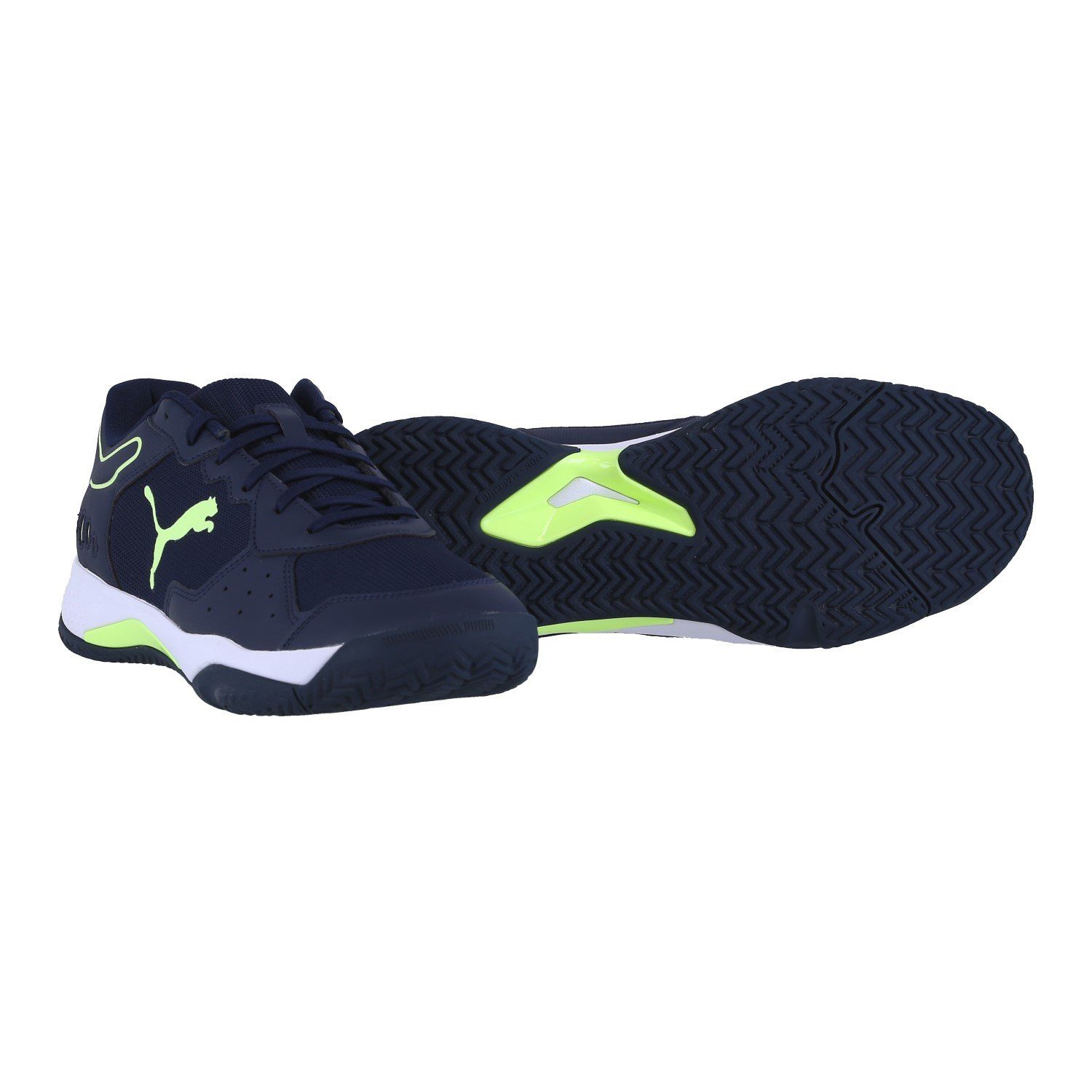 PUMA Solarsmash RCT Allcourt navyblau/lime Herren Tennisschuh günstig online kaufen