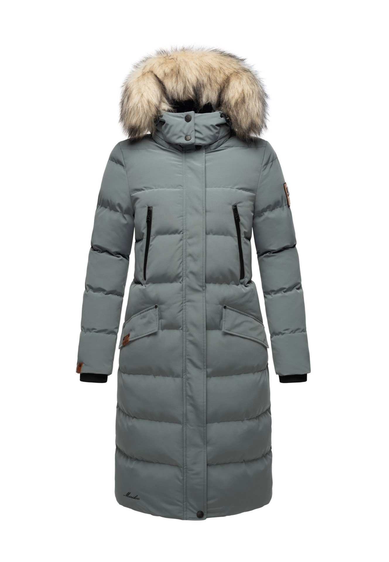 Marikoo Schneejacke langer Parka mit abnehmbarer günstig online kaufen