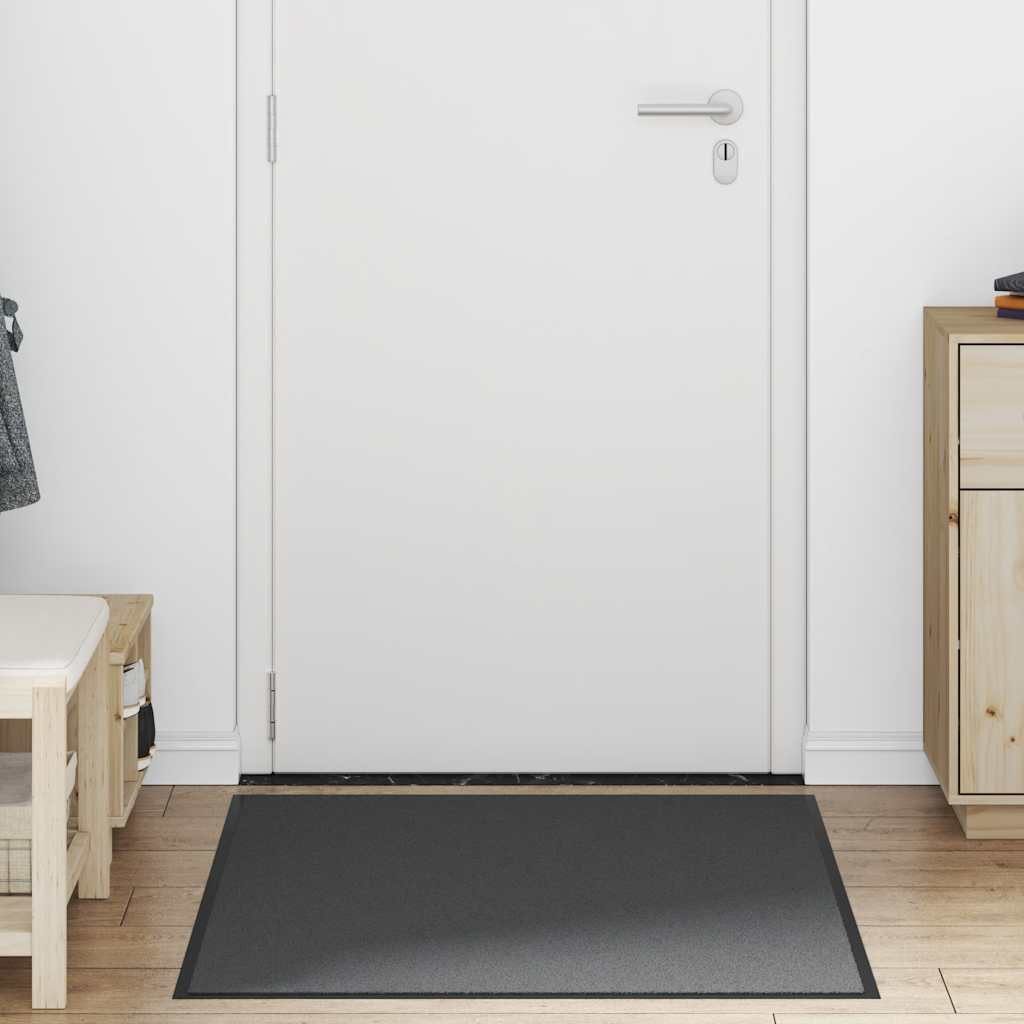 vidaXL Fußmatte Fußmatte Anthrazit 90x120 cm, günstig online kaufen