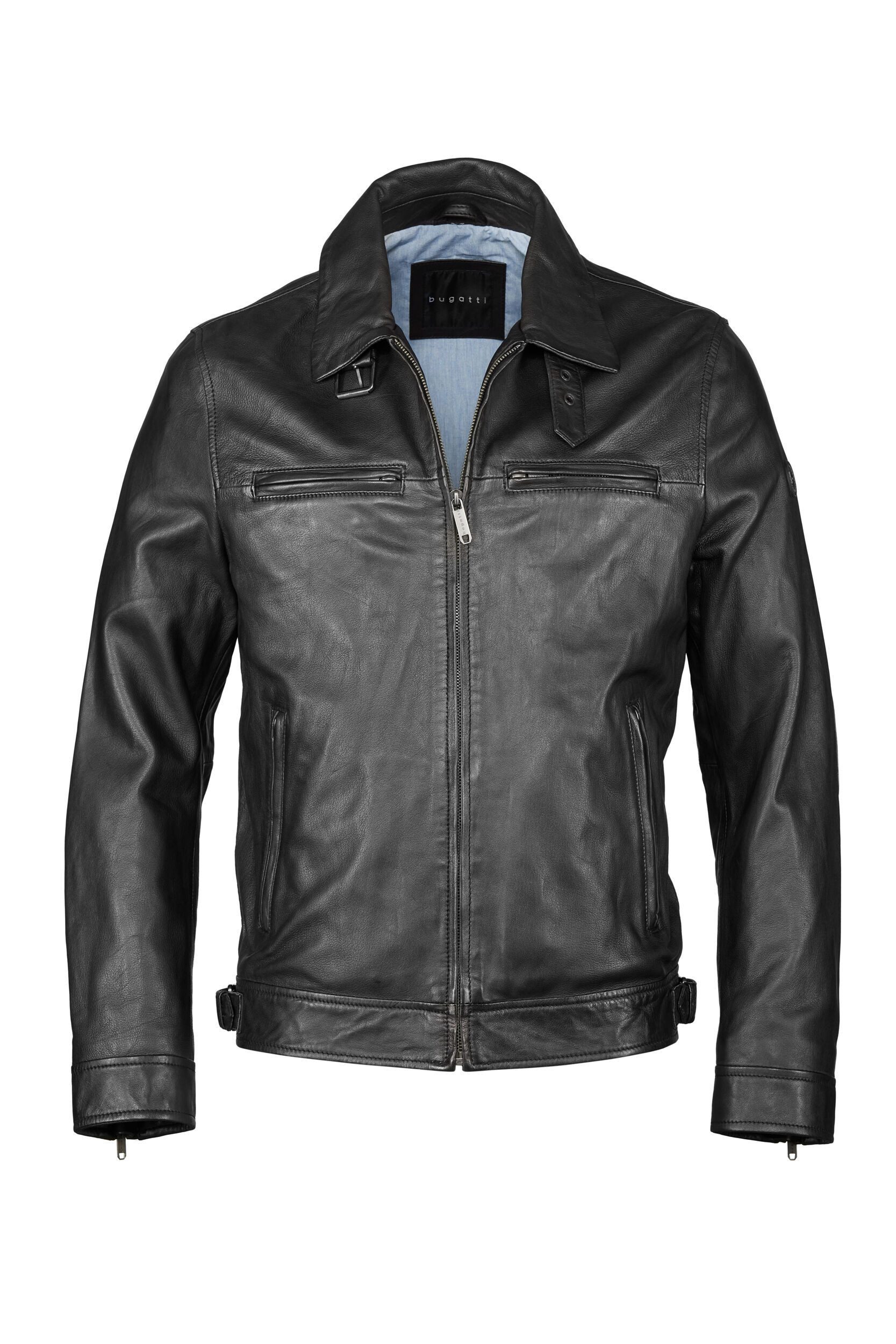 bugatti Lederjacke BUCASIMIRO (1-St) aus weichem günstig online kaufen