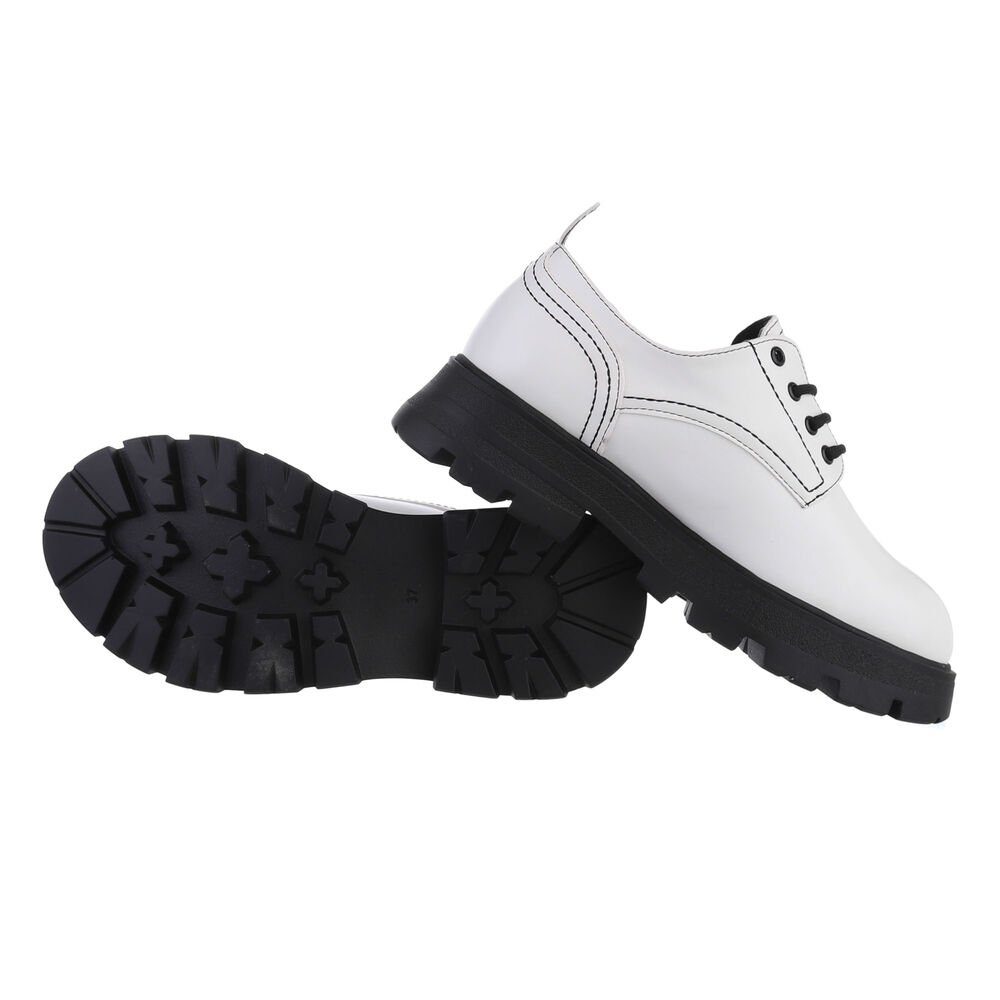 Ital-Design Damen Schnürschuhe Freizeit Schnürschuh Blockabsatz günstig online kaufen