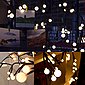 Quntis LED-Lichterkette, Globe Lichterkette, 2,5M 72 Leds Kugel Lichterkette 8 Modi mit EU Stecker Memory-Funktion IP44 Beleuchtung für Weihnachten Hochzeit Haus Schlafzimmer Party Geburtstag Innen und Außen, Bild 6
