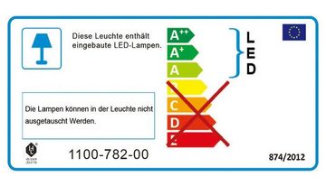 expendio Vitrine Viterbo Wildeiche 125x165x47 cm vormontiert mit Beleuchtung und Softclose