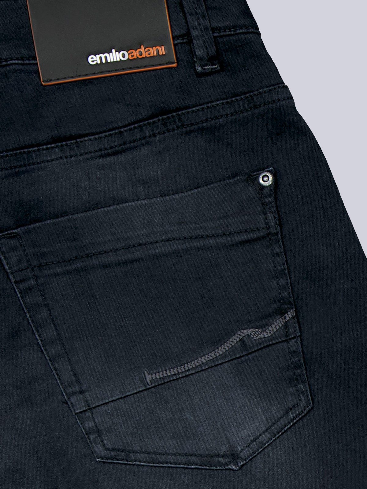 emilio adani Stretch-Jeans Herren Super-Stretch-Jeans slim fit, Anthrazit