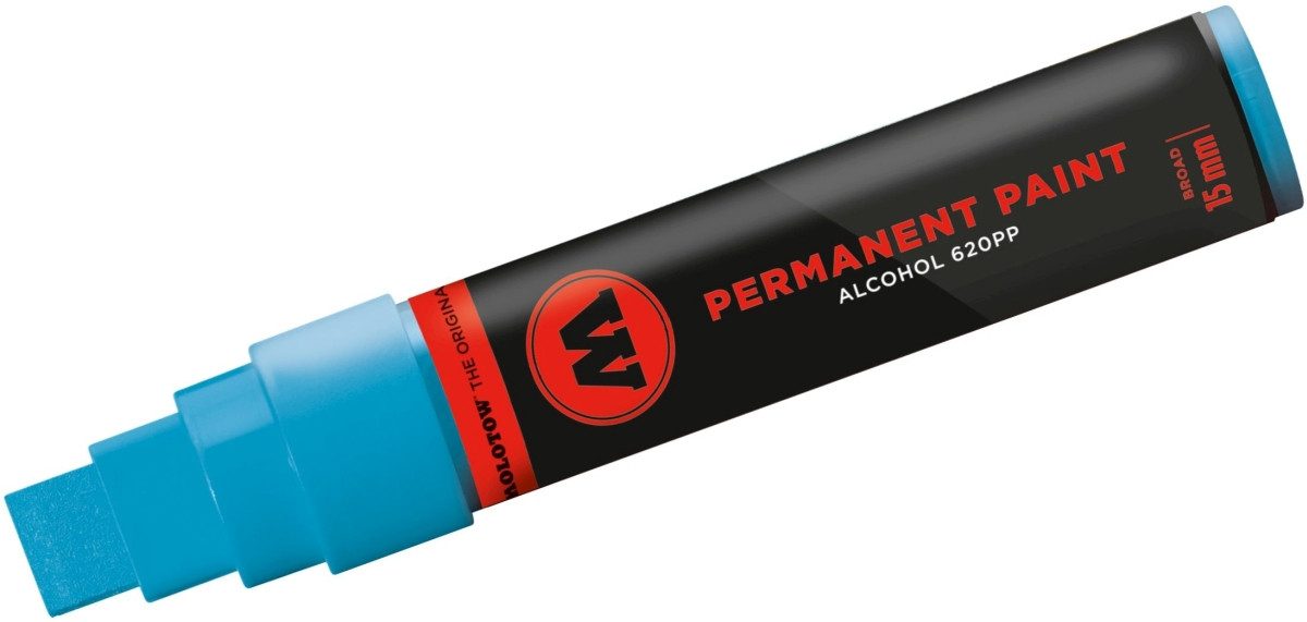 MOLOTOW Permanentmarker Marker 620PP nachfüllbar 15mm schockblau mittel