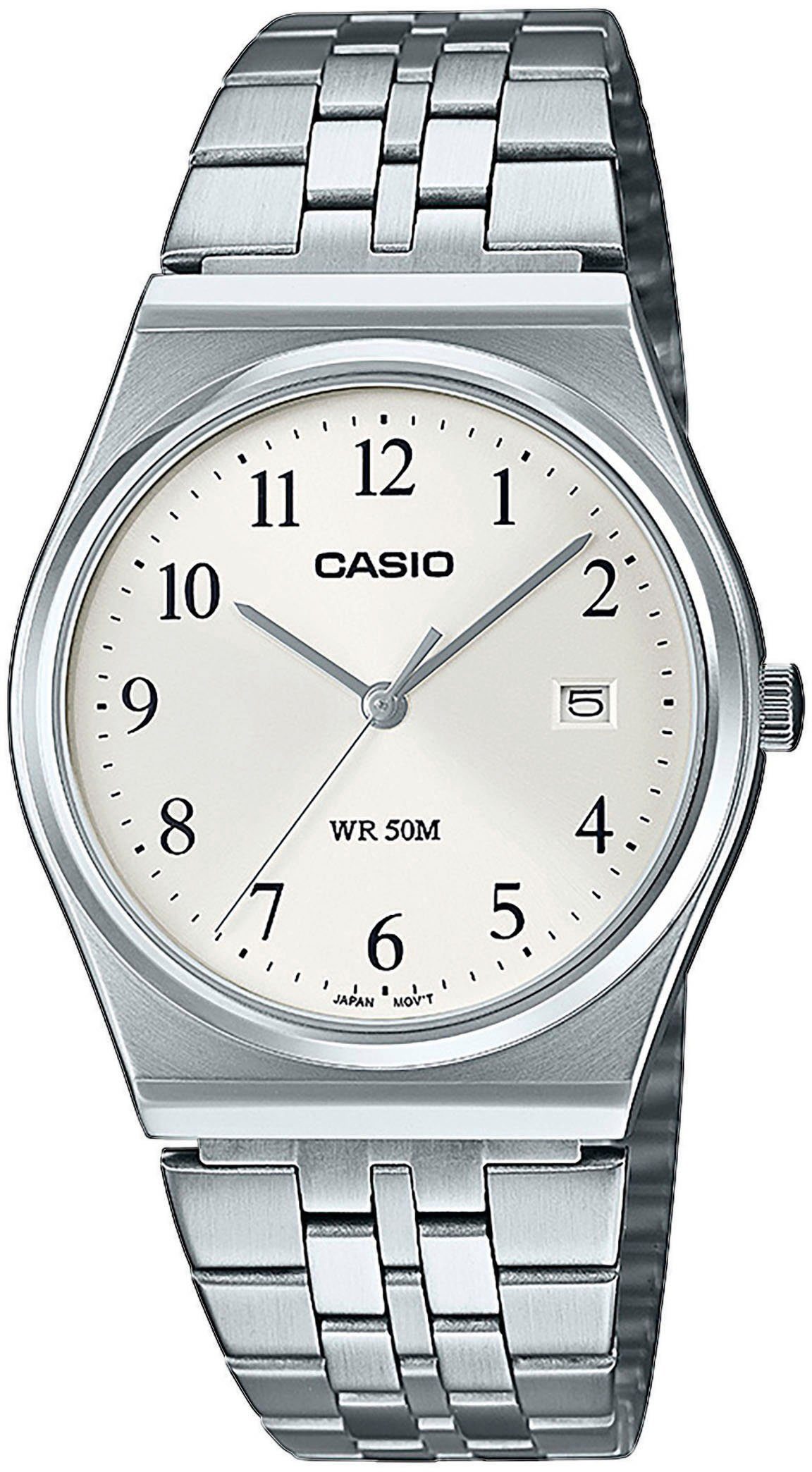 Casio Collection Quarzuhr MTP-B145D-7BVEF, Armbanduhr, Herrenuhr, Damenuhr, analog, Datum