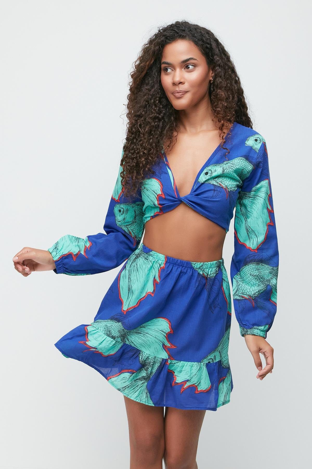 C&CITY Strandtuch Strand Cover-Up Sarong Kleid