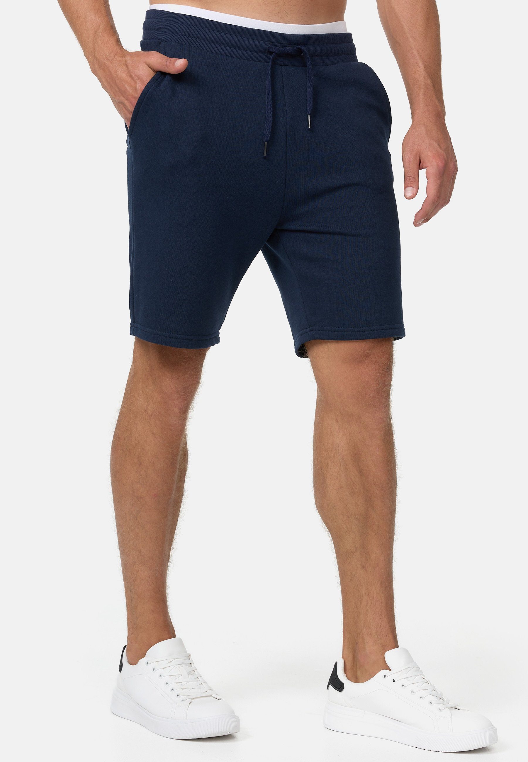 Indicode Sweatshorts Eckerd Navy