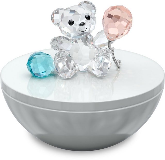 Swarovski Dekofigur »My Little Kris Bear Dekorative Box, 5557547« (1 Stück), Swarovski® Kristall mit schwarzem Emaille-Otto