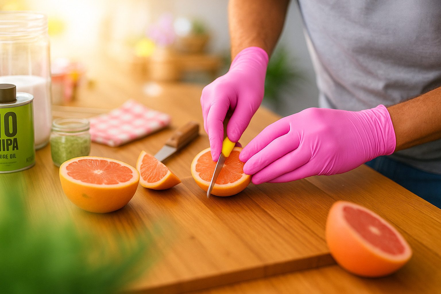 Kemes Einweghandschuhe Nitrilhandschuhe 100 Stück Gummihandschuhe Lebensmittelgeeignet Latexfrei
