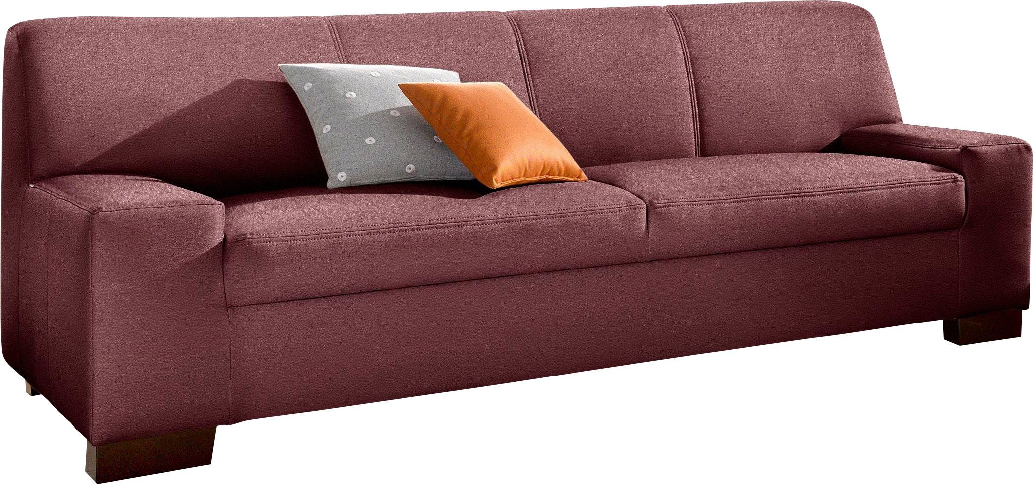 DOMO collection 2-Sitzer Norma, zeitlos, kubisch und elegant, komfortabel, flache Armlehnen