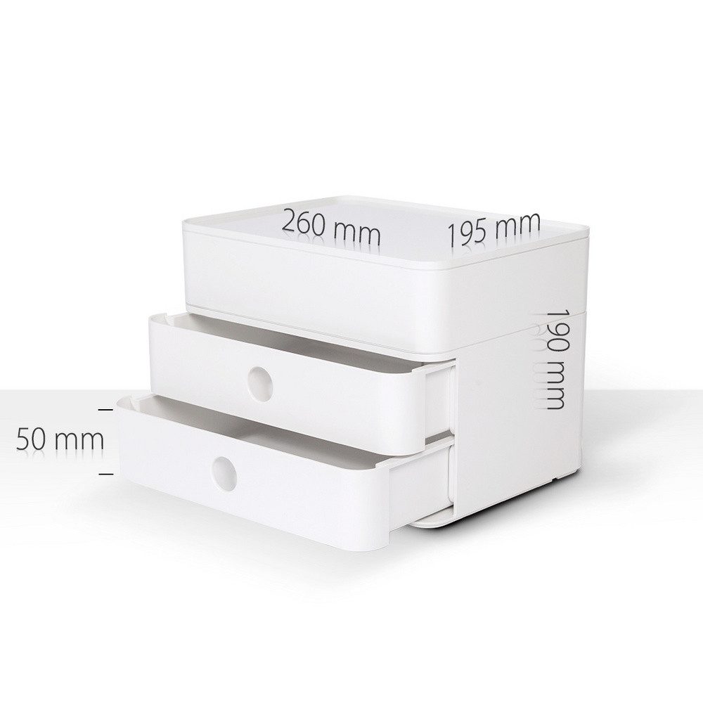 HAN Schubladenbox HAN SMART-BOX PLUS ALLISON 1100-12 Schubladenbox Weiß Anzahl der Schu