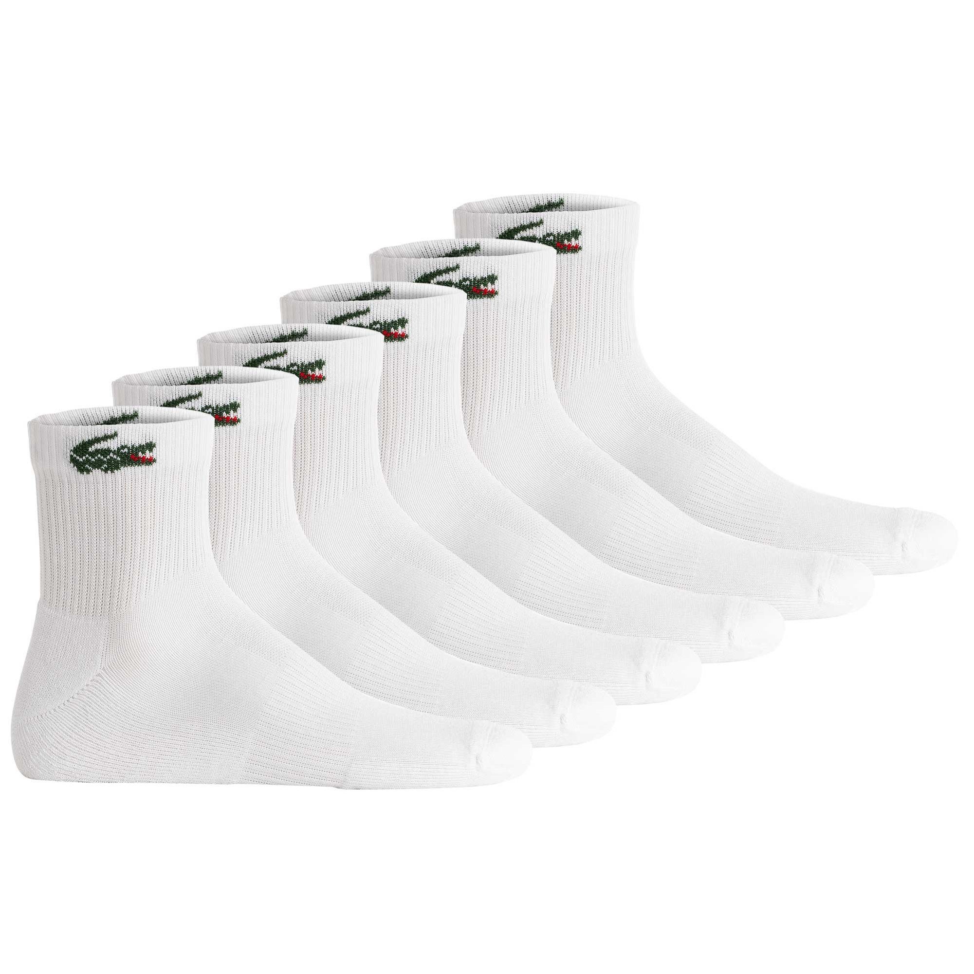 Lacoste Sneakersocken Unisex Socken 6er Pack Baumwolle (Packung, 6er Pack)