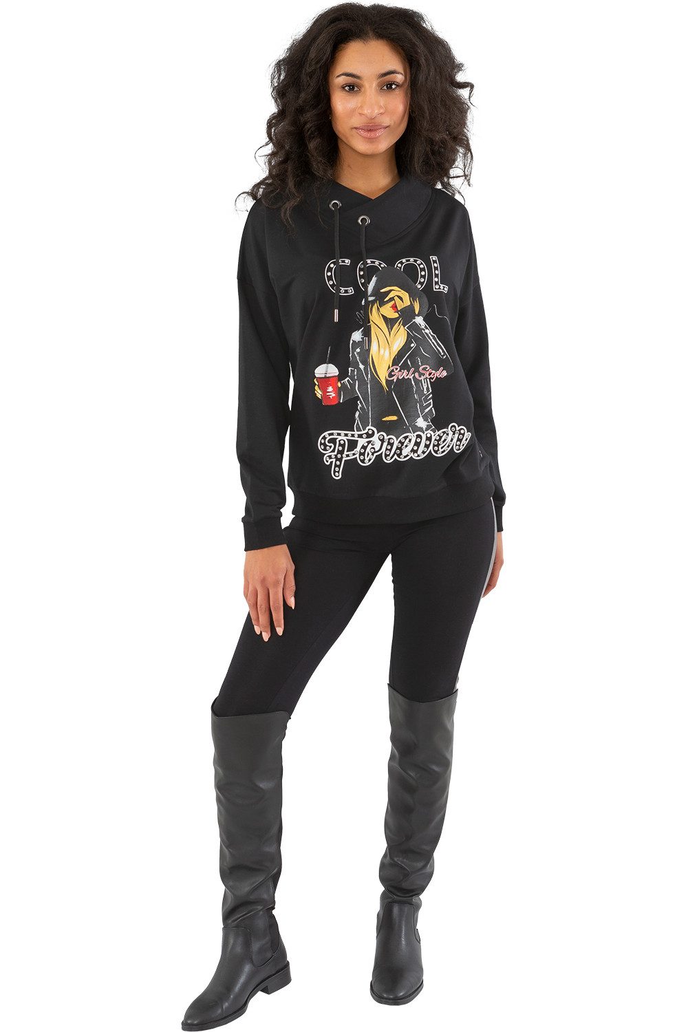 Gio Milano Schalkragenpullover G29-1122, Gio Milano günstig online kaufen