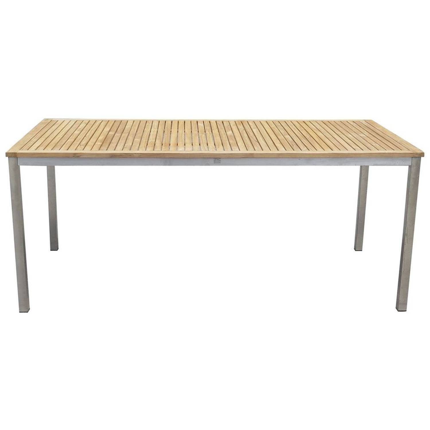 Gartentisch DESSAU-120 TEAKHOLZ von LOMADOX - LOMADOX