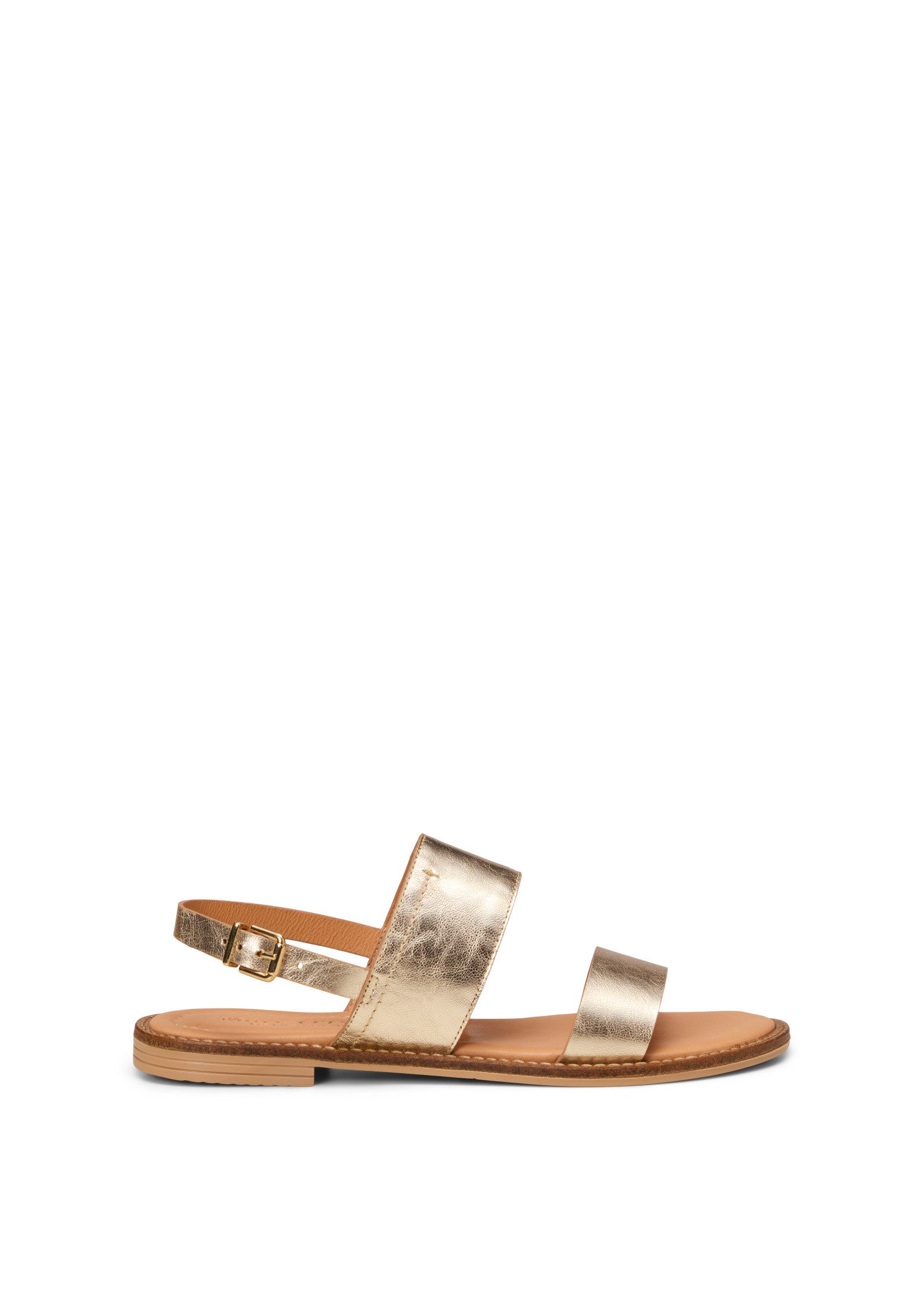 Marc O'Polo aus Ziegenleder mit Glanz-Effekt Sandale günstig online kaufen