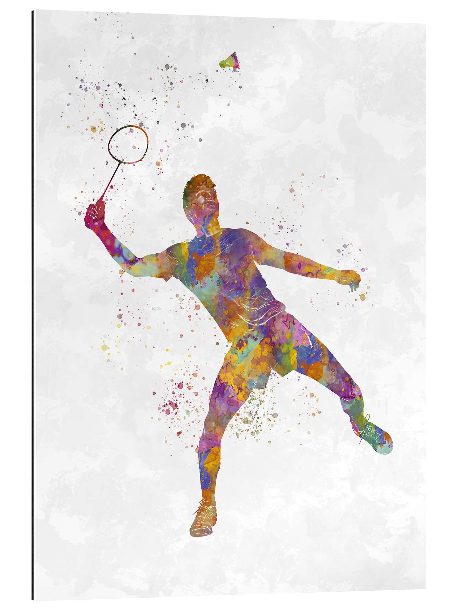 Posterlounge XXL-Wandbild nobelart, Badmintonspieler I, Illustration