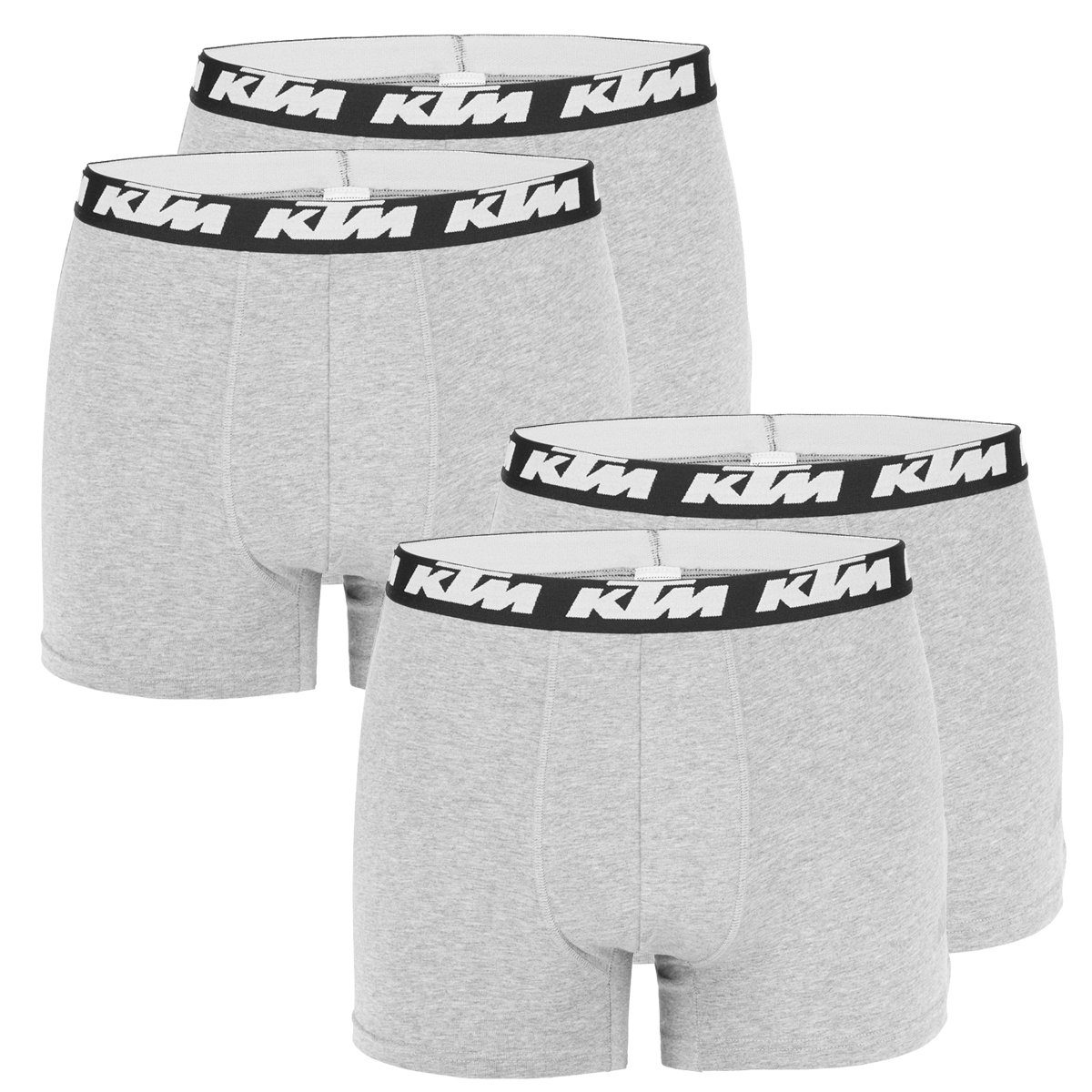 KTM Boxershorts 4er Pack Boxer Man Cotton (Set, 4-St., 4er-Pack) Light grey 3400