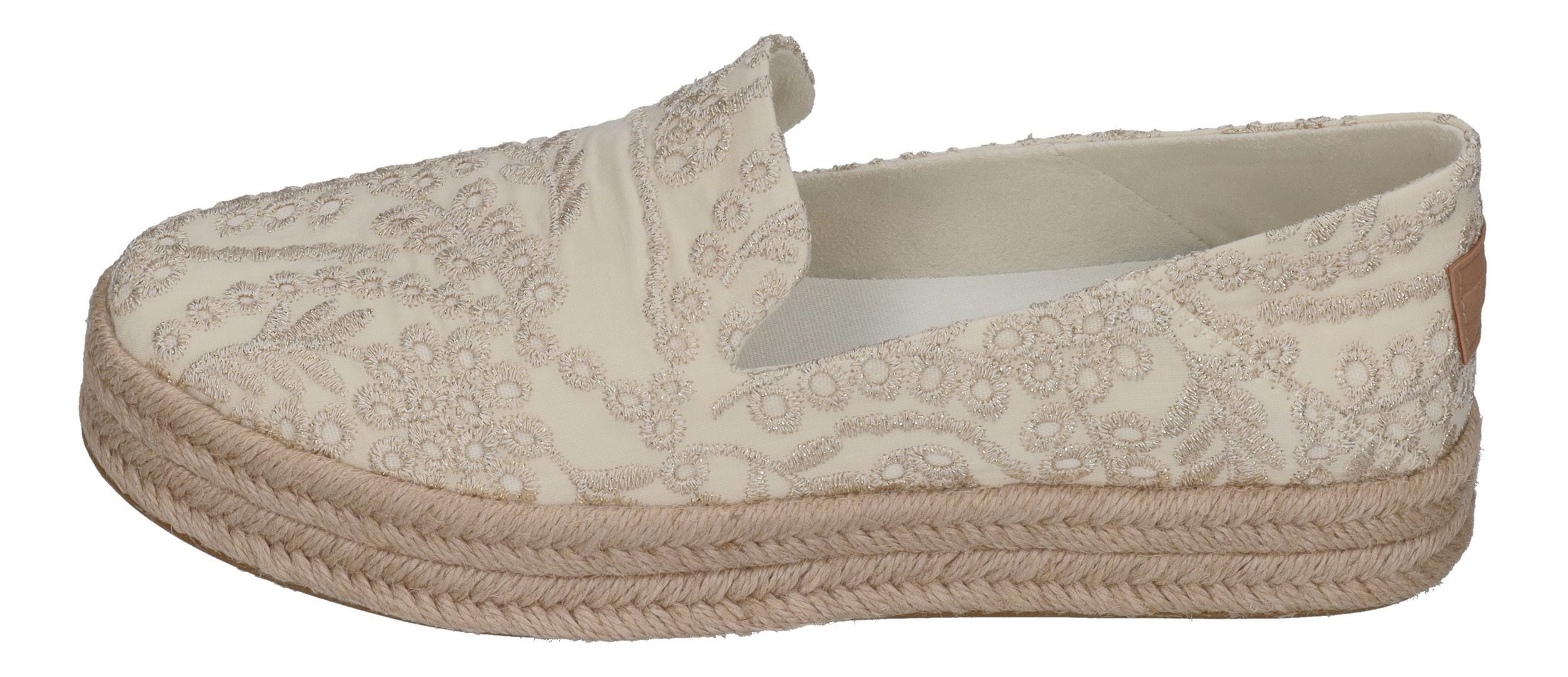 TOMS CAROLINA Espadrille Egret Botanical Eyelet günstig online kaufen