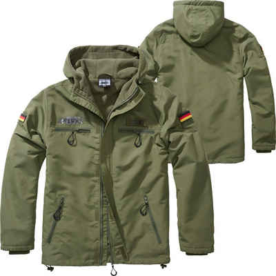 BWuM Windbreaker BWuM Tactical Windbreaker Zipper Fleece + Patch & Flaggen