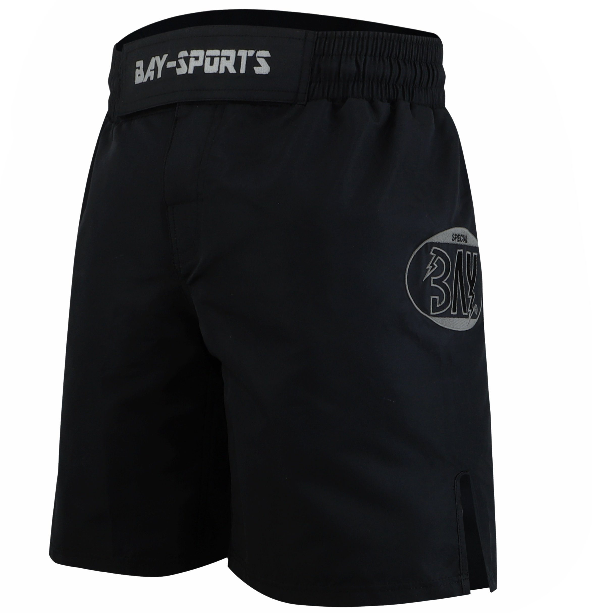 BAY-Sports Sporthose Shadow MMA K1 Thaiboxhose Thaiboxen Hose Shorts Muay Thai Kickboxen (Stück) Exklusiv für Kinder und Erwachsene.