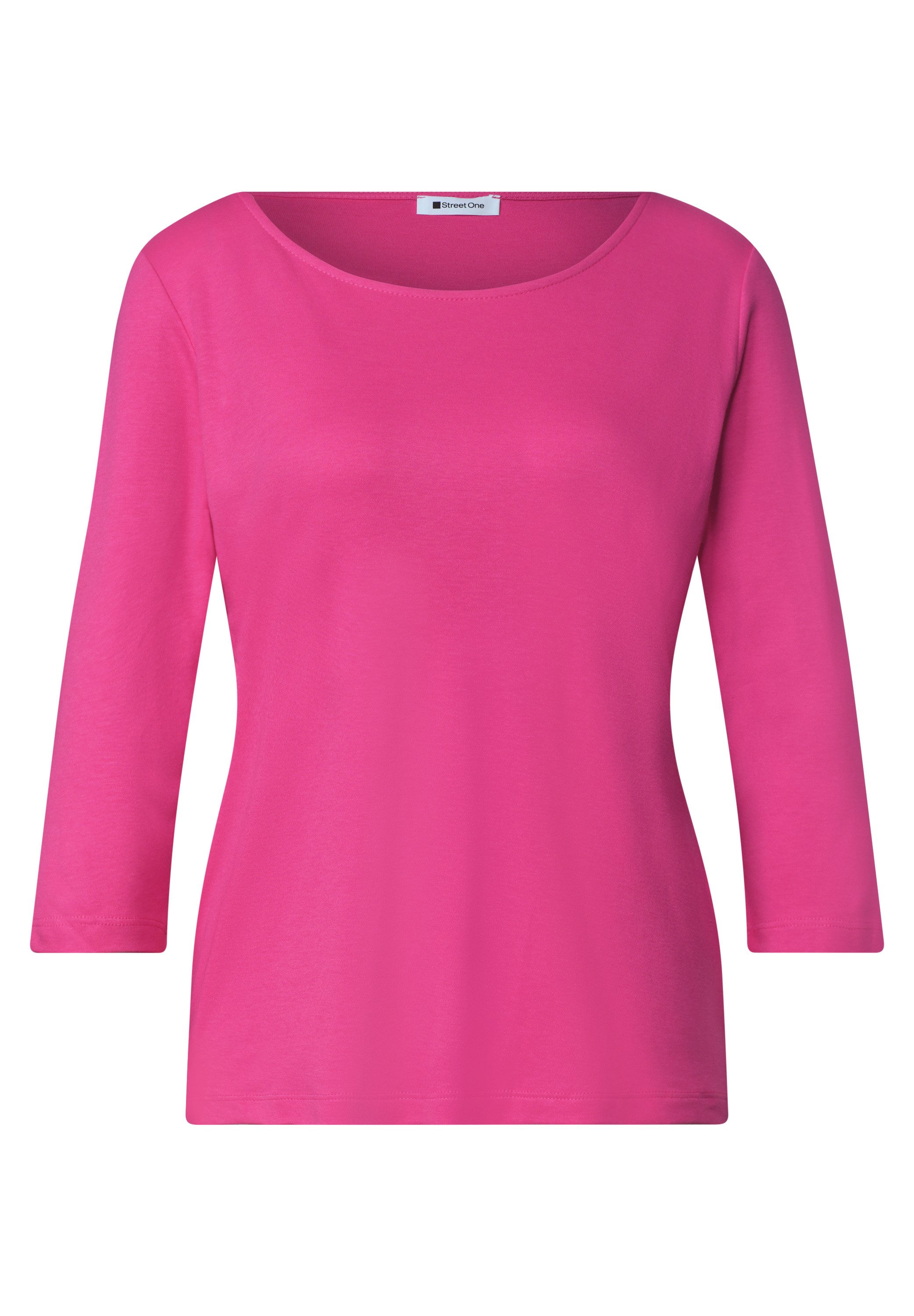 STREET ONE 3/4-Arm-Shirt mit U-Boot-Ausschnitt – Bild 4 von 5