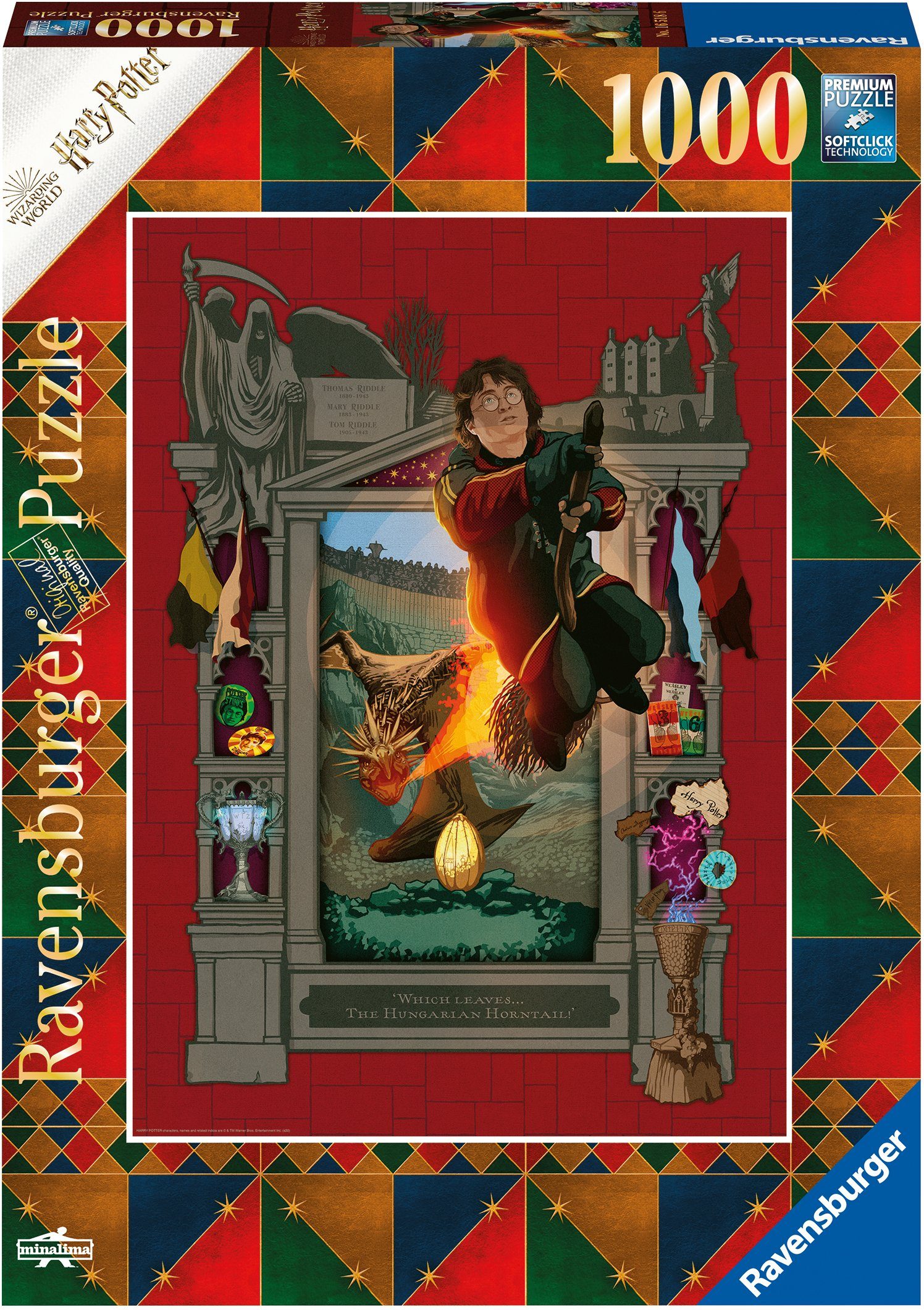 Der Zauberschüler Harry Potter 1000 Teile Puzzle Ravensburger 
